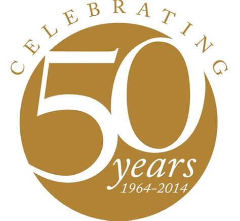 Celebrating 50 Years Logo