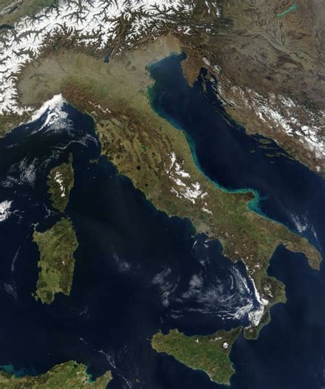 Map Of Italy Satellite Map Online Maps And Travel
