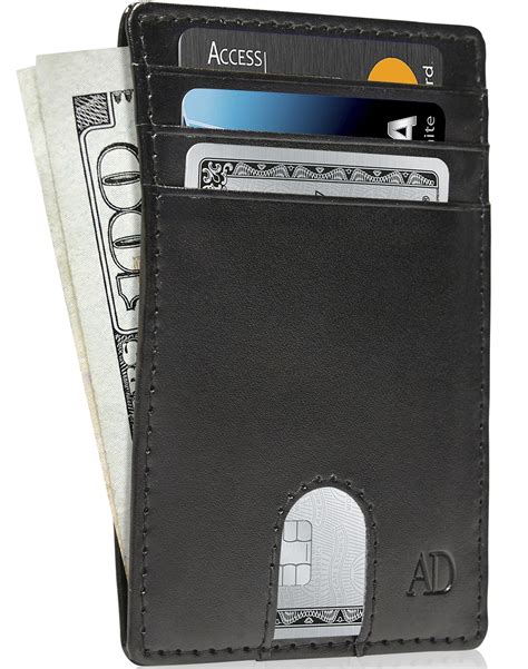 Mens Accessories Wallets Leather Slim Minimalist Front Pocket