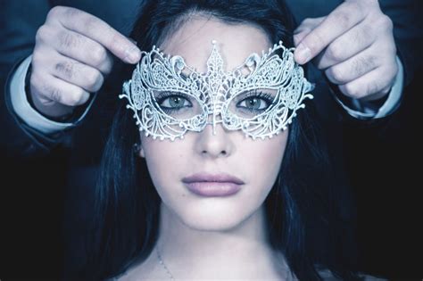 Masked Woman Royalty Free Stock Photo