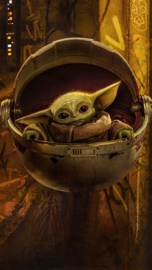 The Mandalorian Star Wars Baby Yoda Grogu Art Hd Phone Wallpaper
