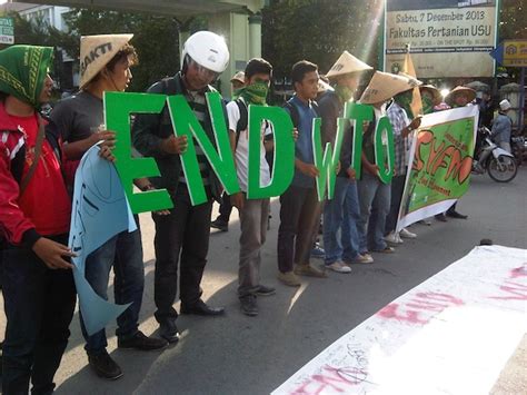 Aksi Petani SPI Tolak WTO Di Berbagai Daerah Serikat Petani Indonesia