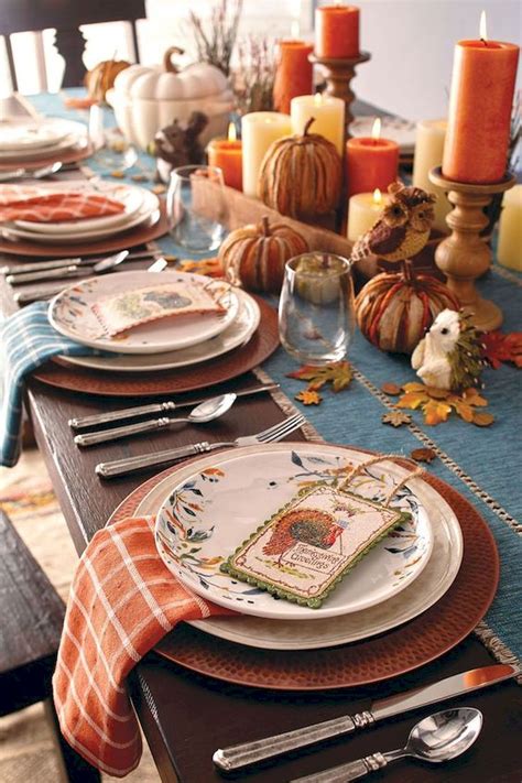 20 Elegant Thanksgiving Dinner Table Decor Ideas 6 Thanksgiving