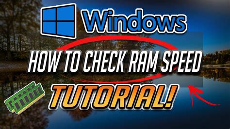 Open control panel and go to system and security. How to Check RAM Speed in Windows 10/8/7 Tutorial - YouTube