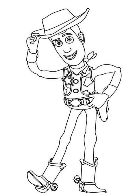Toy Story Woody Coloring Sheet Coloring Pages