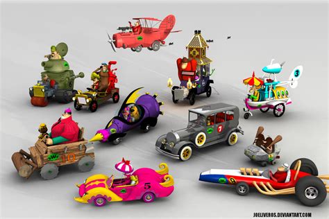 Wacky Races All Characters By Joeliveros On Deviantart