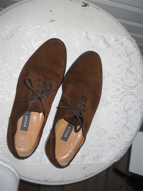 Vintage Bally Brown Suede Mens Shoes Romeo Size By Vintagefinds61