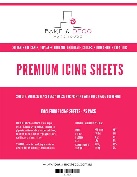 Premium Icing Sheets Bulk Buy 10 X 25pks A4