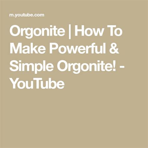 Orgonite How To Make Powerful And Simple Orgonite Youtube Orgonite