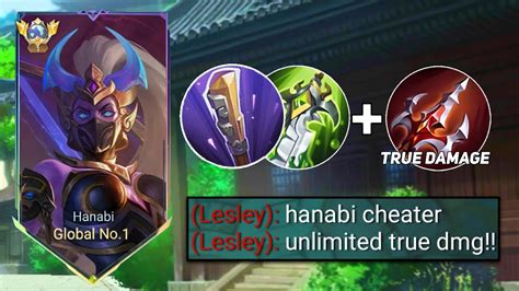 Hanabi Unlimited True Damage Build Please Try Youtube