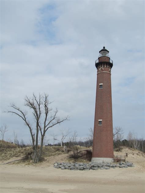 Mears Mi Little Sable Lighthouse 1874 107 Feet Tall Constructed Of