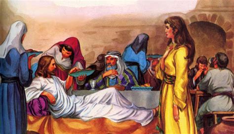 John 122 3 There They Made Him A Supper And Martha Served But