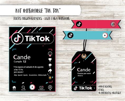 Kit Imprimible Tik Tok Comprar En Imprimibles