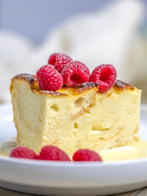 Custard Bread Pudding With Vanilla Sauce Drive Me Hungry