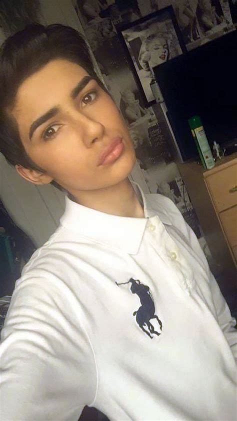 transgender teen who modelled herself on kim kardashian spends £15k on her new look mirror online
