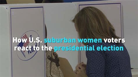 How U S Suburban Women Voters React To The Presidential Election Cgtn