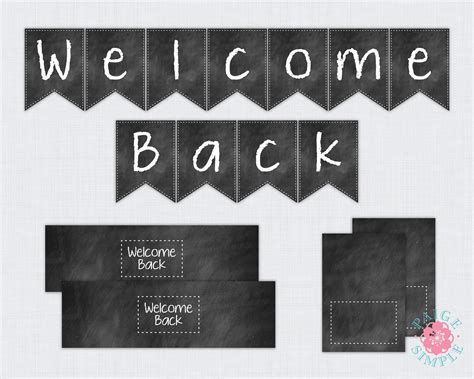Welcome Back Banner Printable Free Free Printable A To Z
