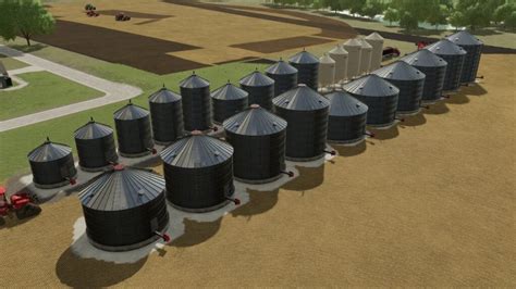 Meridian Grain Bin Pack FS22 Mod Mod For Farming Simulator 22 LS