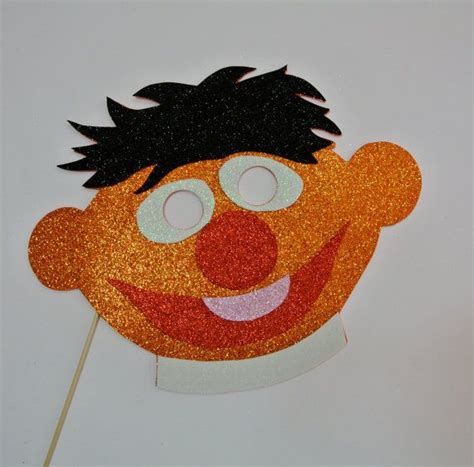 Sesame Street Inspired Photo Booth Props Bert Cookie By Picwrap