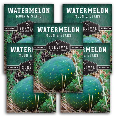 Moon And Stars Watermelon Seeds Survivalgardenseeds