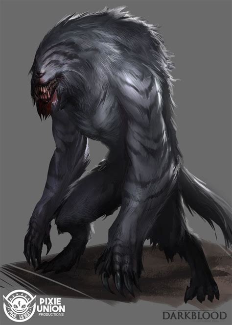 Creature By Daemonstar Grey Gray Silver Darkblood Ape Gorilla Mutant