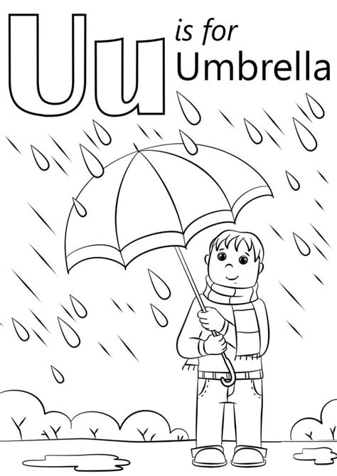 Letter U Coloring Pages Free Printable Coloring Pages For Kids