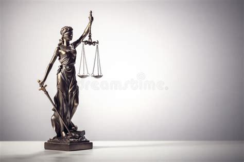 Legal And Law Concept Statue Of Lady Justice With Scales Of Justice