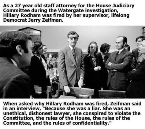 The Zombie Claim That Hillary Clinton Was Fired During The Watergate