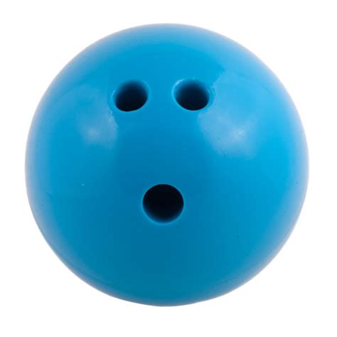 Plastic Rubberized Training Bowling Ball Blue 4lb Head Coach Sports
