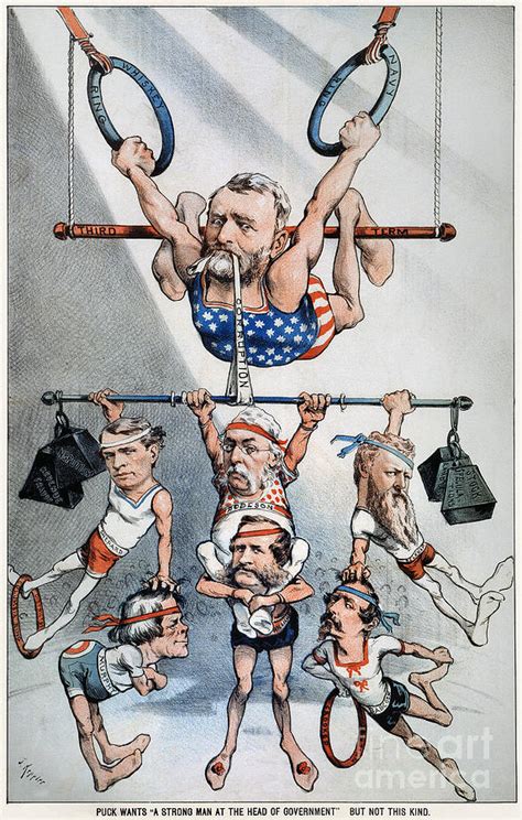 Us Grant Cartoon 1880 By Granger