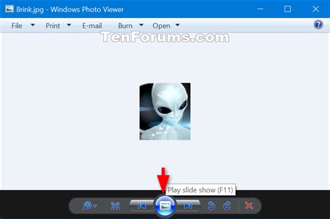 View Slide Show Of Pictures In Windows 10 Tutorials