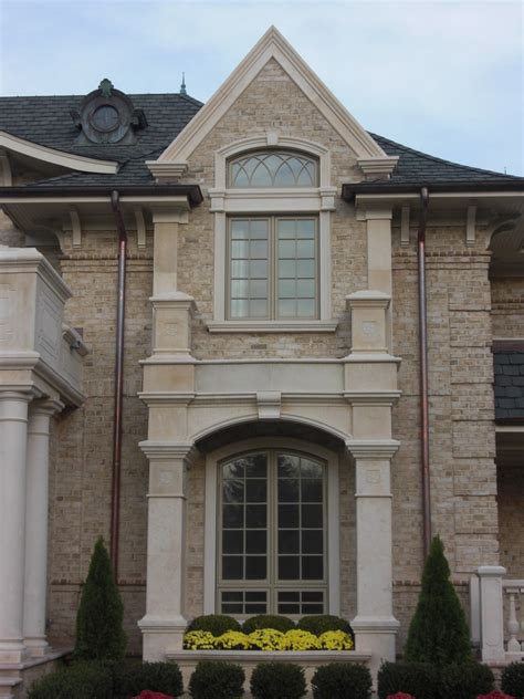 Brick And Limestone Veneer Traditional Exterior New York By