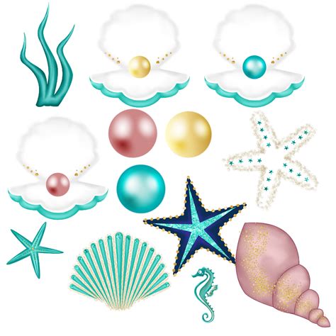 Glitter Mermaids Clipart By Fantasy Cliparts