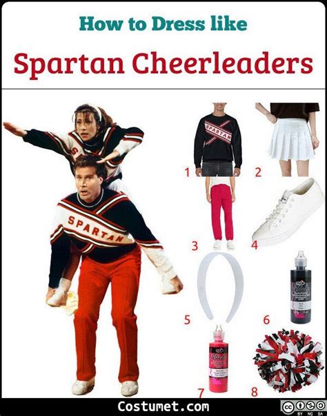 the spartan cheerleaders snl costume for cosplay and halloween 2022 spartan cheerleaders