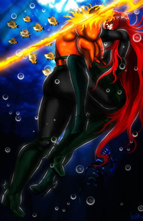 Aquaman And Queen Mera By Sirwolfgang On Deviantart