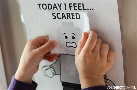 Free Printable Lego Today I Feel Emotions Chart And Next Comes L