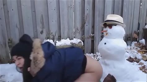 sweetpee blows and fucks a snowman xnxx