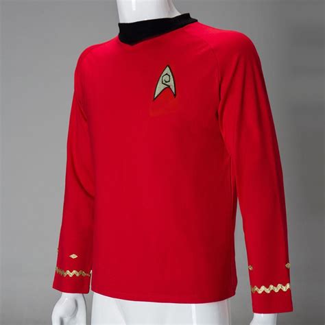 Cosplay Star Trek Tos The Original Series Kirk Shirt Uniform Costume H