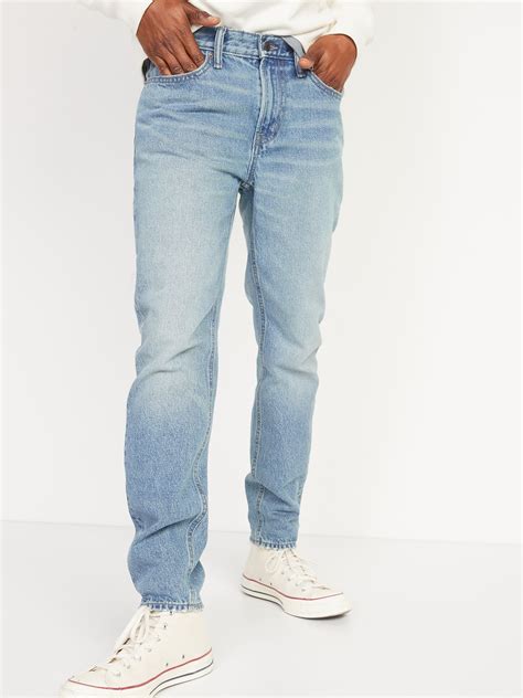 Original Straight Taper Non Stretch Jeans For Men Old Navy