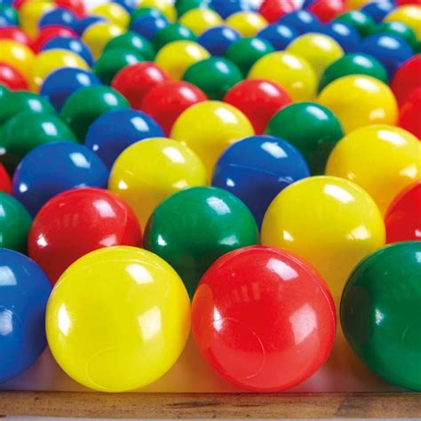 Plastic Ball Pool Balls 100pk Early Years Physical Development Soft