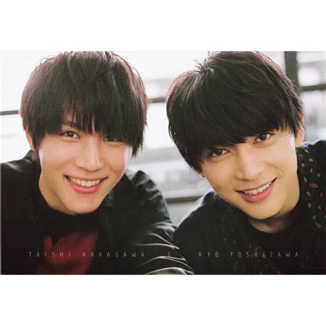 A short video for taishi ♡ happy 20th birthday taishi i saw various character roles of you whether in a drama or movie. Taishi Nakagawa and Ryo Yoshizawa for "TV Guide dan" Magazine Vol.20 (had been ...