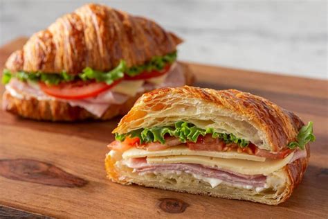Ham And Cheese Croissant Sandwich Portos Bakery