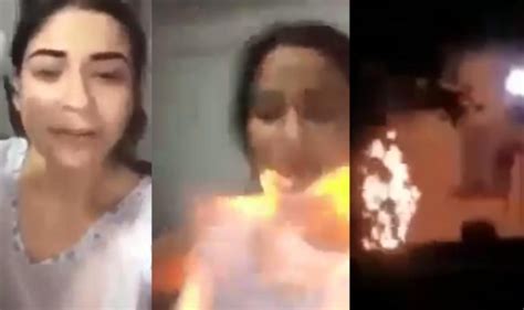 VIDEO Mujer se prende fuego porque su esposo no le perdonó una infidelidad Notigram