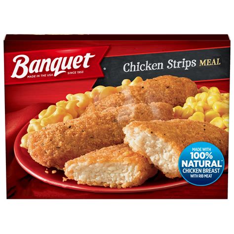 Banquet Chicken Strips Frozen Meal 89 Oz Frozen
