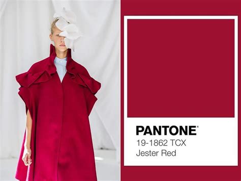 Pantone 19 1862 Tcx Jester Red Color De Moda Moda Rojo Moda