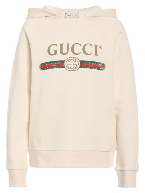 Gucci Hoodie Beige For Boys