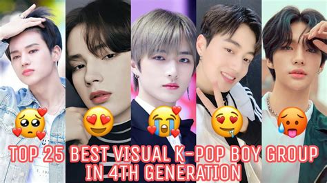 Top 25 Best Visual K Pop Boy Group In 4th Generation Youtube