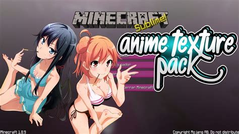 Minecraft Anime Pack De Textura Otaku Sin Lag 1 8 1 10 1 11 1 12