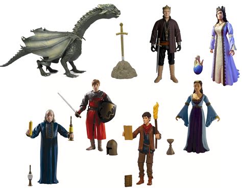 New Merlin Action Figures Set Of All 7 At Collectors Special Bundled