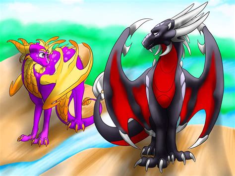 Gender Swapped Spyro And Cynder Dragons Amino